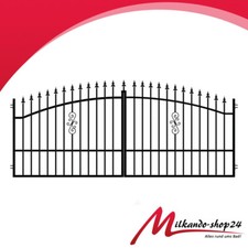 Einfahrtstor Schmiedezaune Metallzaun Zaunfeld Metalltor Tor 350 cm x 150 cm !!
