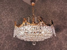 antik 5 Fl Kronleuchter