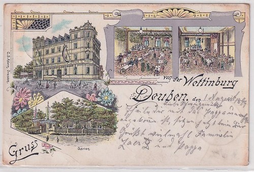 903985 lithographie gruß - ak,