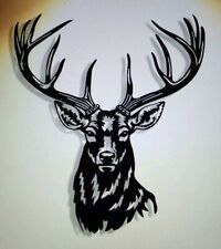 HIRSCHKOPF METALL WANDBILD