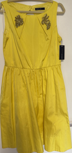 Marc cain damenkleid gelb - marc,