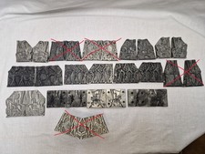 Zinngießformen Konvolut aus 10 Schneider Greiner Soldaten Zinn Form Guss