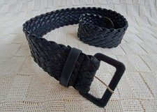 Astor_Ledergürtel Vintage Taillengürtel - dunkelblau - 6 cm breit - 80+ cm lang