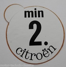 Werbe aufkleber citroen - citroen, 2