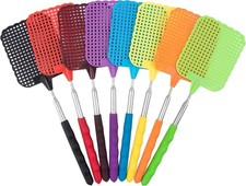 8 Fliegenklatsche Ausziehbar Stabil Teleskop Fliegen Wespen Mücken Insekten