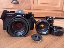Yashica TL Electro X ITS, Auto Rikenon 1:1 .7 50mm & Yashinon-DS 1:1.7 50mm Obj.