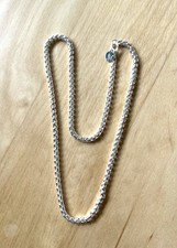 Hochwertig Silberkette Halskette 925 Silber 4mm 50cm Damen Herren