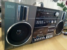 4 Band Kassettenrekorder Ghettoblaster Elite Electronic RR5630,Netzteil Kult
