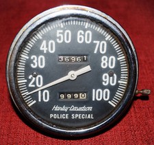 Harley Davidson,Tacho,Speedometer,Police Special,Getriebe,Dash,Tank,FLH,Shovel