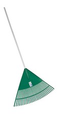 Jumbo Laubharke Fächerbesen Gartenbesen Rechen Laubrechen Laubbesen Harke Besen
