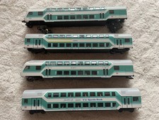 Fleischmann K Spur H0 DB  4 x