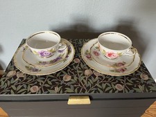 2 Gedecke Sammeltassen Winterling Kirchenlamitz Bavaria Porzellan TOP-Zustand