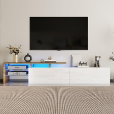TV Schrank Modern Stauraum LED