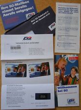 D2 PRIVAT SIM-Karte von 1999
