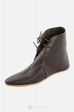 Mittelalterschuhe Spätmittelalter LARP Damen Herren Leder Schuhe Mittelalter