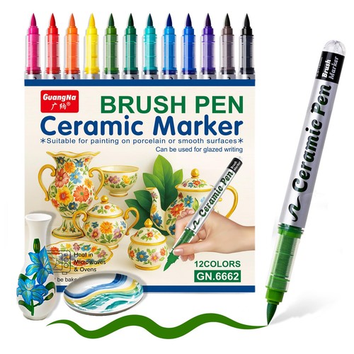 Porzellan pinselstift set - porzellan,