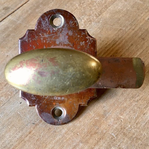 Gwr antik messing - gwr, wc