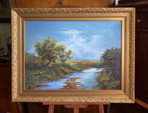 öl gemälde landschaft - Öl,