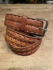 Vintage Handmade Gürtel Leder Belt Cowboys Westen 90/95 Distressed Used Look