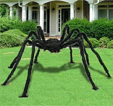 200CM Riesen Spinne Tarantula Plüsch Schwarz Halloween Deko Geisterhaus Horror B