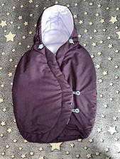 Maxi Cosi Pebble Fußsack Babyschalen-Lila-top Zustand..NP 59,99
