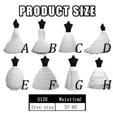 Brautkleid Unterrock Hochzeitskleid Krinoline lang Rock Unterkleid Reifrock DHL