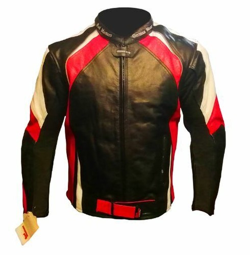Rindsleder motorradjacke - rindsleder,