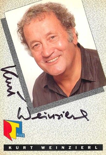 Autogramm kurt weinzierl tv - weinzierl,