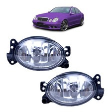 SET Nebelscheinwerfer Schwarz klar für Mercedes E-Klasse W211 / S211
