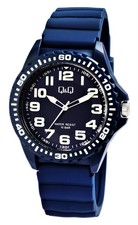 Herren Armbanduhr Sportliche Männeruhr Analog Quarz Watch Silikon Q&Q by Citizen