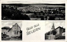 Ak Beuern Gensungen Felsberg in Hessen, Totalansicht, Kirche,... - 4298310