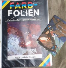 12 Farbfolien, Jesus und der Sturm, Kees de Kort, mit Textheft