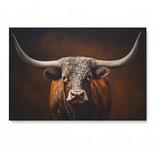 Texas Longhorn Leinwandbild