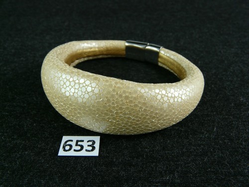 653 rochenleder armband mit - armband,