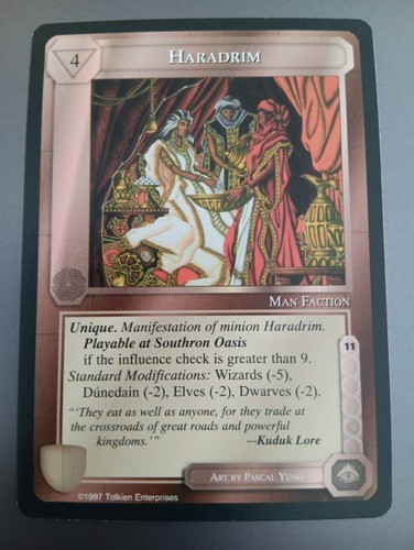 Haradrim meccg middle - -,