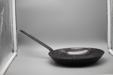 Bratpfanne Emaille Vintage Durchm.21cm Höhe 3,5cm  *LV162*