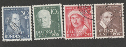 Wohlfahrtsmarken gestempelt - 4,