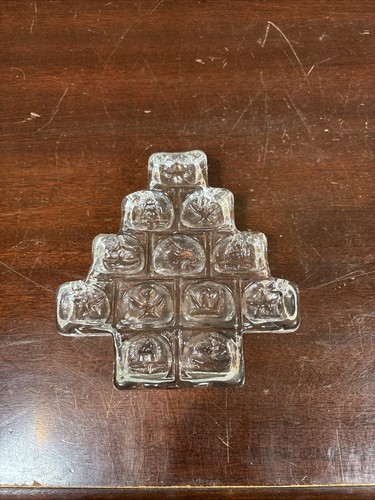 Vtg glass christmas - christmas, tree