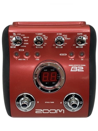 Zoom bass multieffektpedal - zoom,