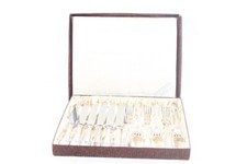 alter Besteckkasten 6 x Messer