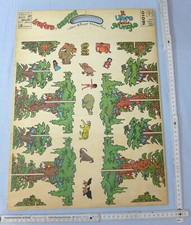 Vintage Disneyana - Das Dschungelbuch Laubsägevorlage in Farbe