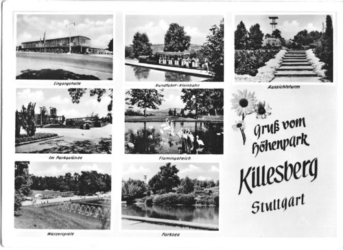 Stuttgart höhenpark - ak,,