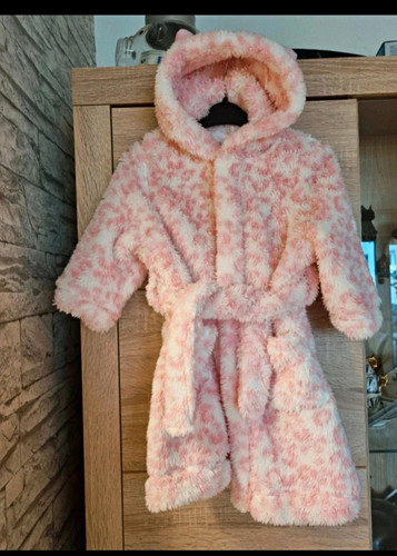 Mädchen bademantel fleece - fleece, gr
