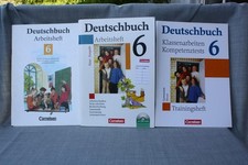 3x Arbeitsheft Deutschbuch 6 Klassenarbeiten Kompetenztest CD-ROM Nachhilfe