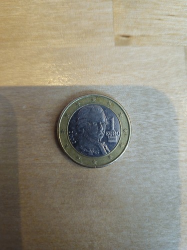 Euro münze mozart - 1,