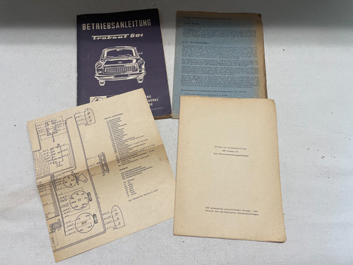 Betriebsanleitung trabant 601 - betriebsanleitung,