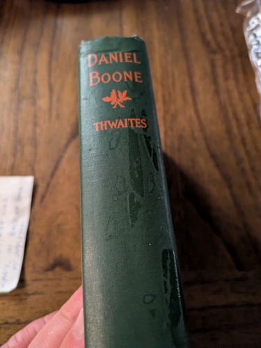 Antique 1909 daniel boone - daniel,