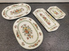 set of serving plates