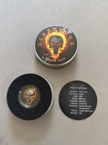 Liberator dark side 2021 1oz - side,