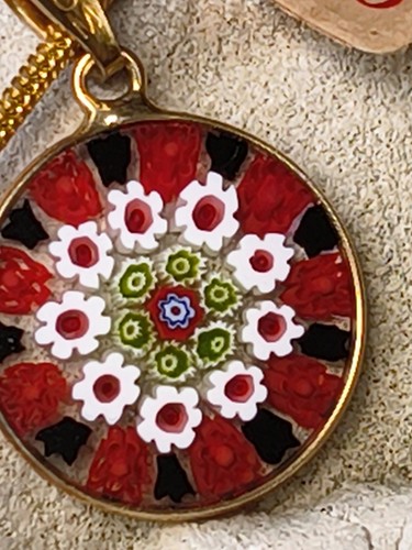 Murano millefiori kette - millefiori,